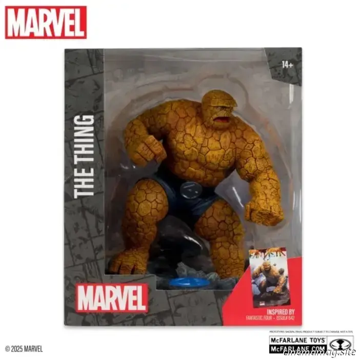 McFarlane Toys has revealed new Marvel collectibles featuring Spider-Man, Black Panther, The Thing, and Beast.