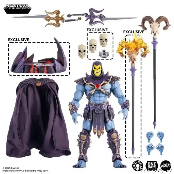 Mondo svela l'action figure MOTU200X di Skeletor dei Masters of the Universe.