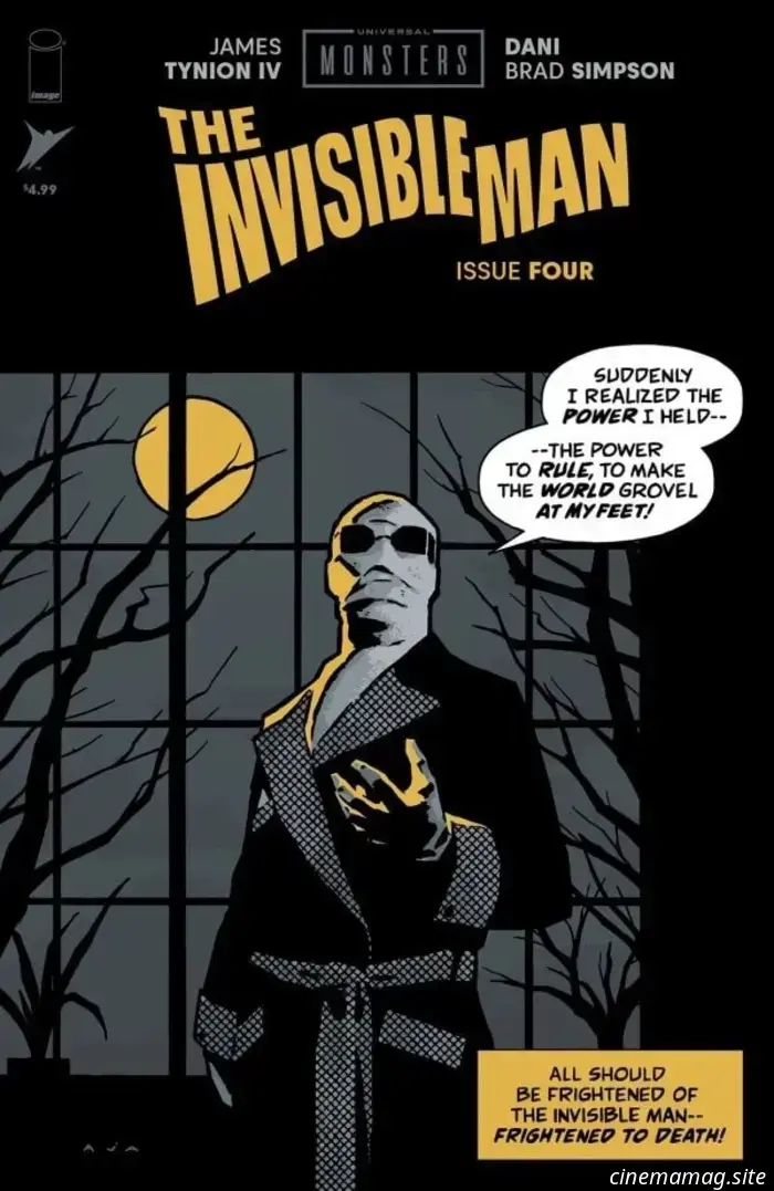 Comic Book Sneak Peek – Universal Monsters: The Invisible Man #4