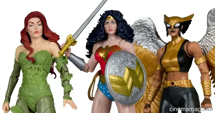 Poison Ivy, Wonder Woman e Hawkgirl figure del DC Multiverse rivelate da McFarlane Toys