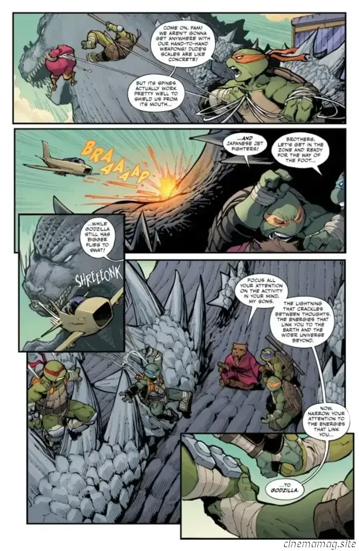 Comic Book Sneak Peek – Teenage Mutant Ninja Turtles x Godzilla #3
