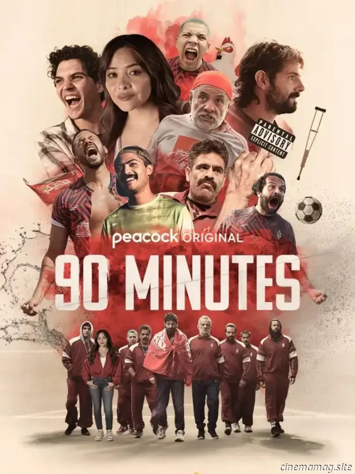 Peacock launches its 90 Minutes promotion with a poster and images for the football drama series.
