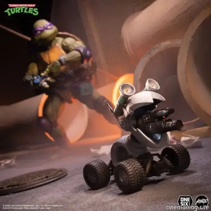 Donatello inaugura la nuova linea di action figure in scala 1/6 delle Tartarughe Ninja di Mondo.