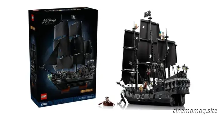 LEGO returns to Pirates of the Caribbean with the Captain Jack Sparrow's Pirate Ship LEGO Icons set.