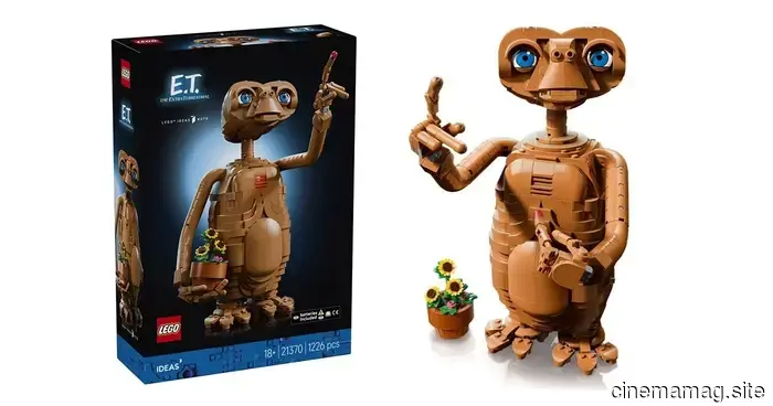LEGO introduces a brick-built figure set of E.T. the Extra-Terrestrial.