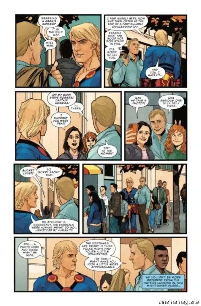 Vista previa del cómic – Especial del 50 aniversario de Eternals #1