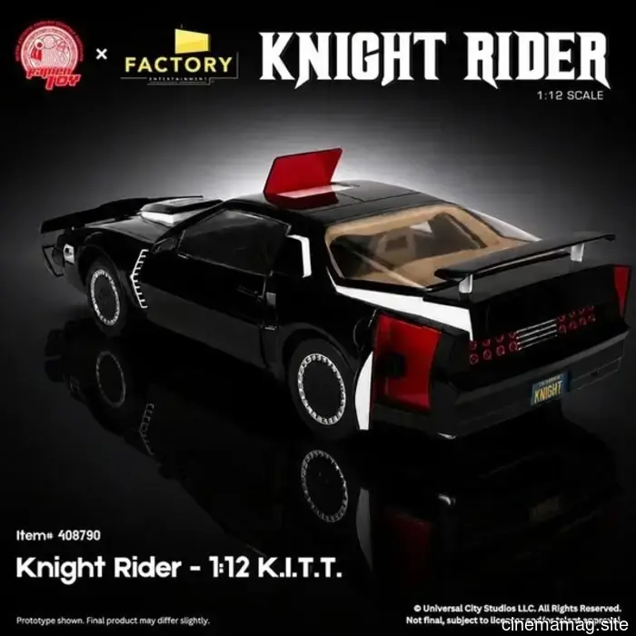 Ramen Toy and Factory Entertainment have revealed an action figure playset featuring Michael Knight and KITT from Knight Rider.