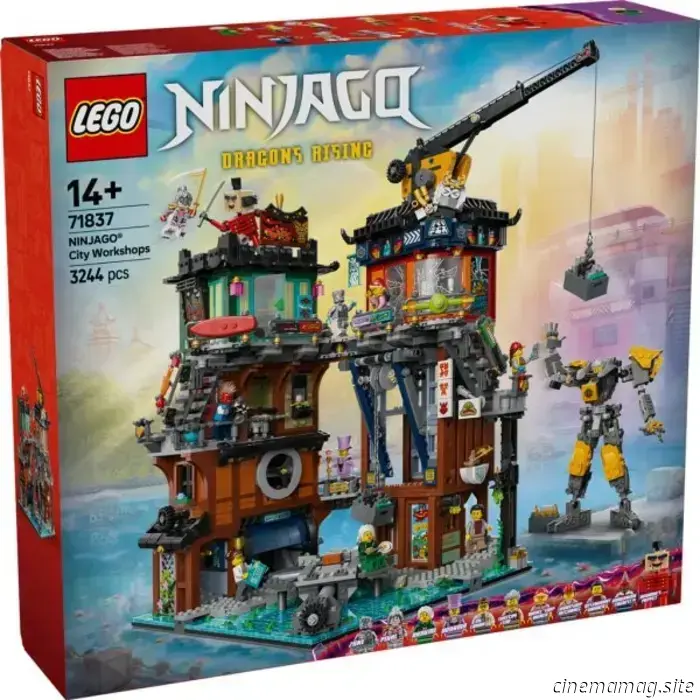 Представлен модульный набор LEGO Ninjago City Workshops в преддверии мартовского релиза