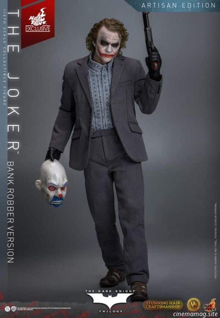 Джокер (Грабитель банков) Фигурка из серии Dark Knight Artisan Edition, представленная Hot Toys