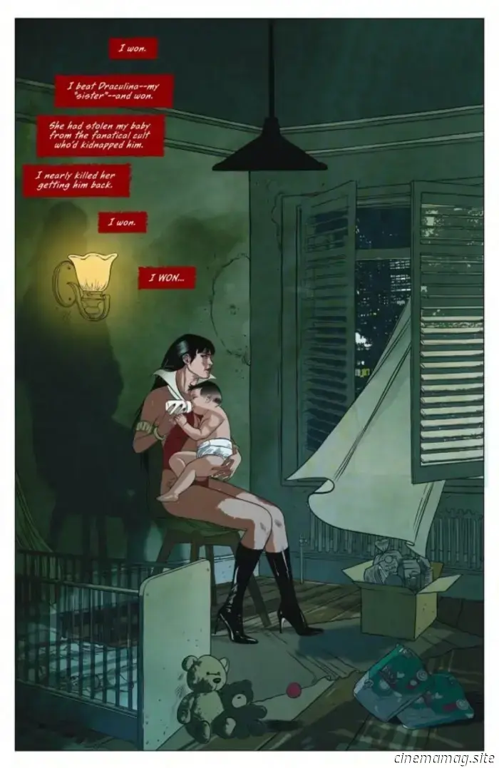 Vampirella #1 has been previewed for the first time, offering a sneak peek at Dynamite's upcoming series.