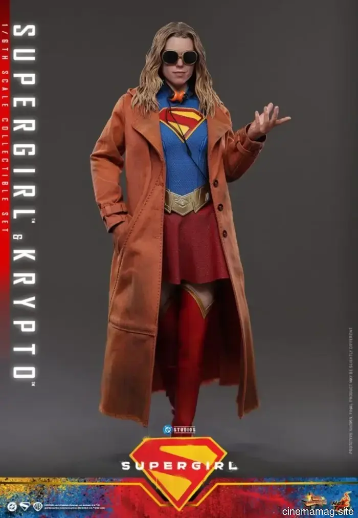 Hot Toys lanza el set de figuras de acción coleccionables de Supergirl y Krypto a escala sexta.