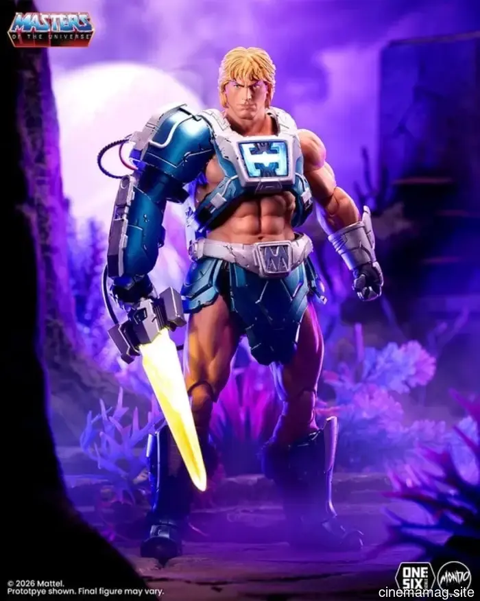 Mondo porta He-Man 2.0 nella sua collezione di figure in scala sesta di Masters of the Universe