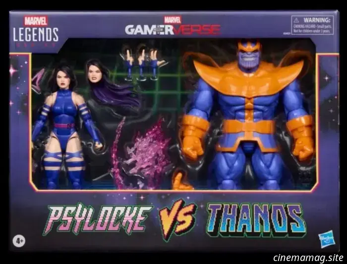 Psylocke vs. Thanos Marvel Legends Series Gamerverse 2-pack revelado por Hasbro