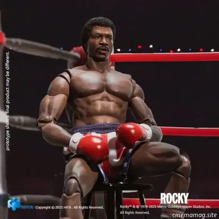 Apollo Creed lancia la linea di action figure Rocky Exquisite Super Series di Hiya Toys