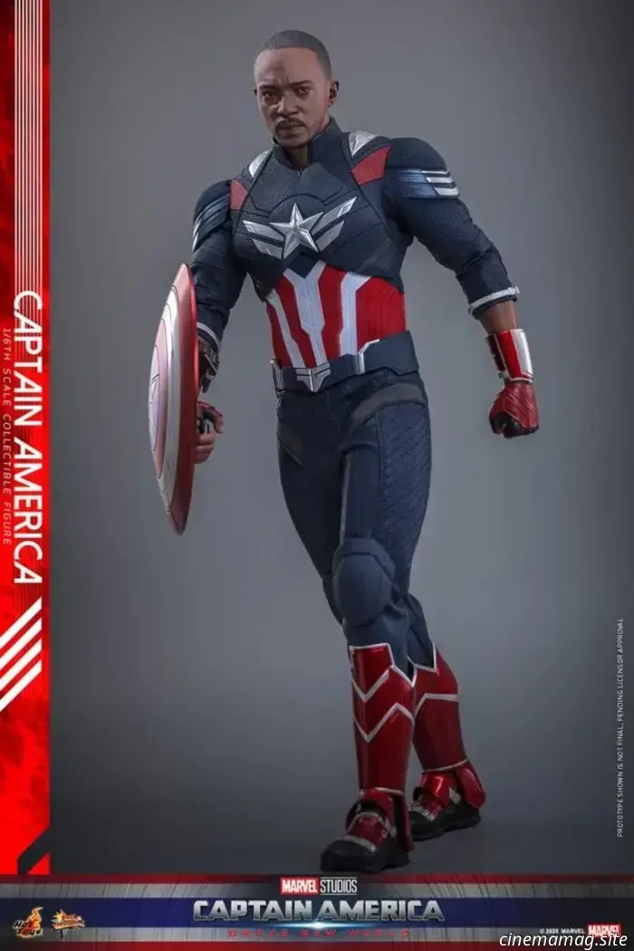 Hot Toys presenta Capitán América: Brave New World Sam Wilson Cap figura de sexta escala