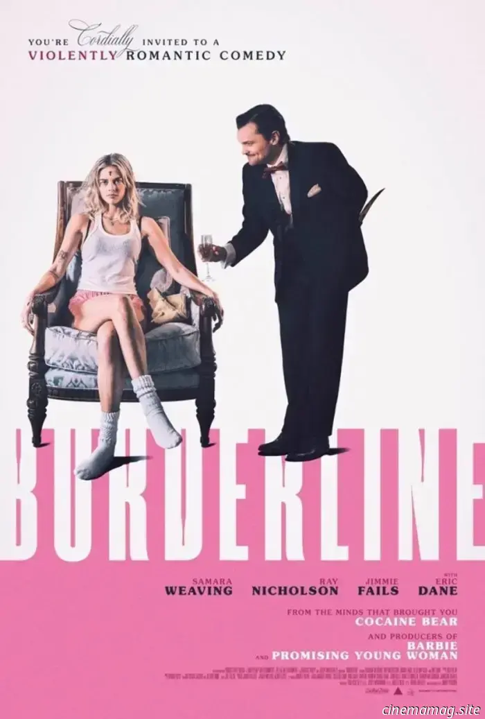 Samara Weaving features in the trailer for the violently romantic comedy, Borderline.