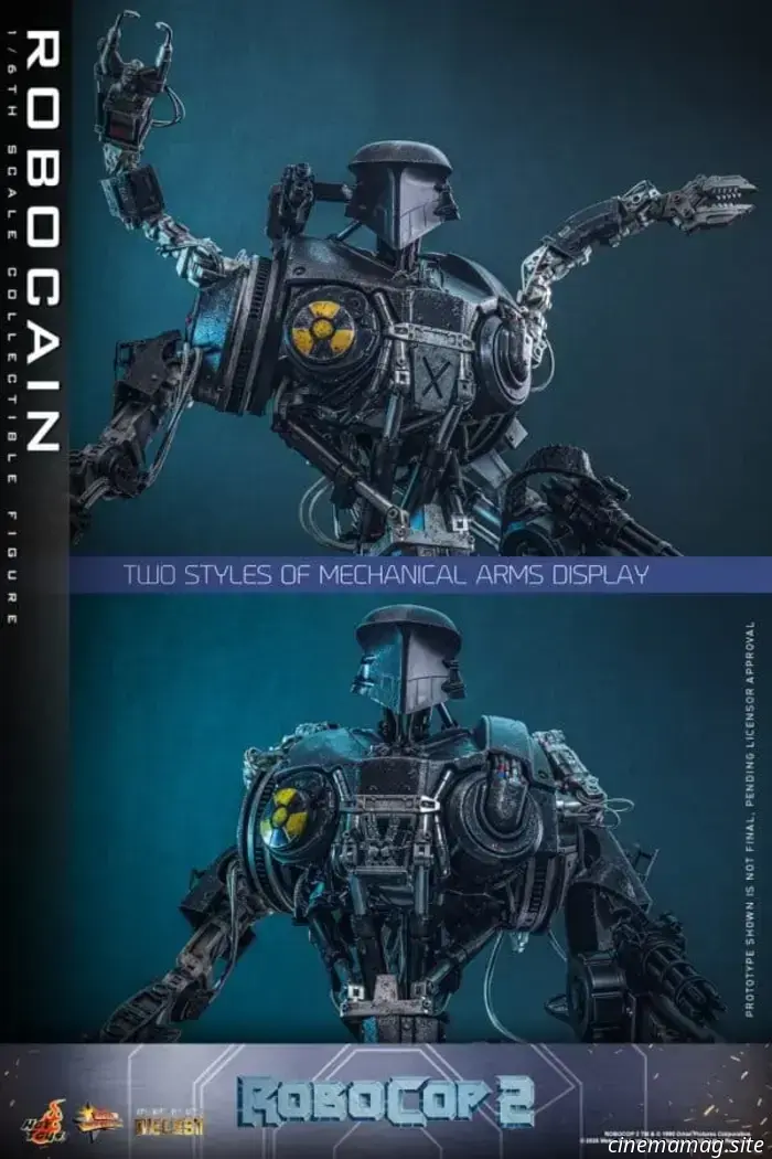 Hot Toys presenta las figuras a escala 1/6 de RoboCop y RoboCain de RoboCop 2