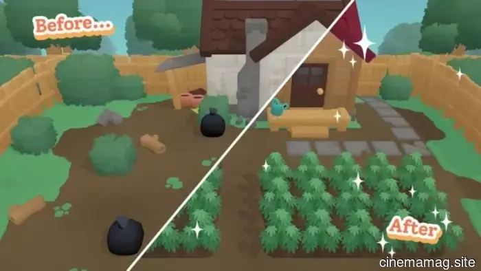 Cálida granja de hierba con el tráiler de Joint Venture de Jay y Silent Bob