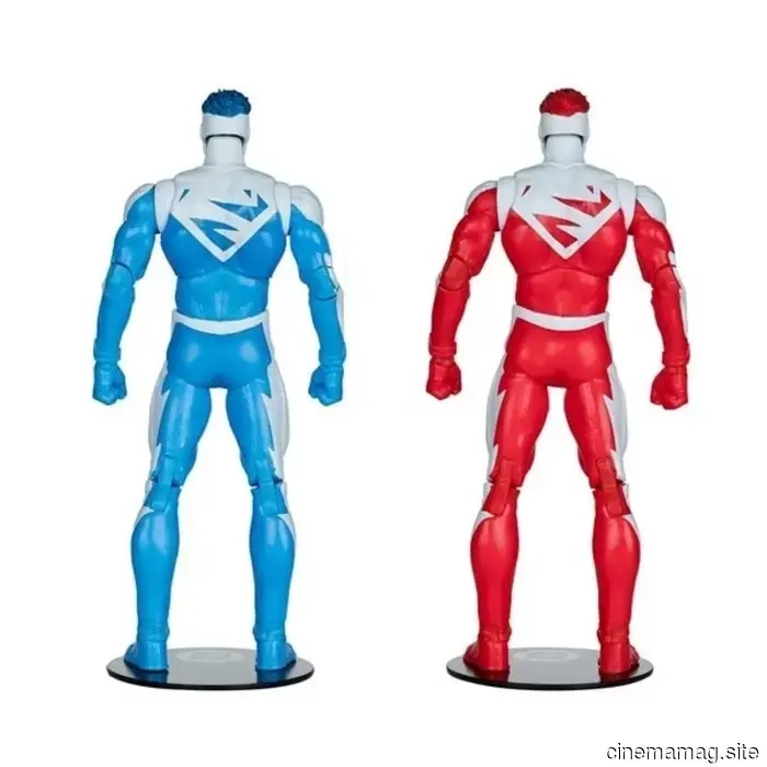 The DC Multiverse McFarlane Collector Edition 2-pack featuring Superman Blue and Superman Red is now available for pre-order.