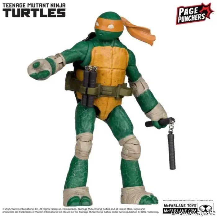 McFarlane Toys has revealed new Teenage Mutant Ninja Turtles Page Punchers figures.