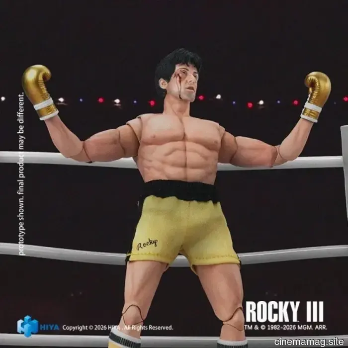 Hiya Toys annuncia la figura d'azione Rocky III Exquisite Super Series
