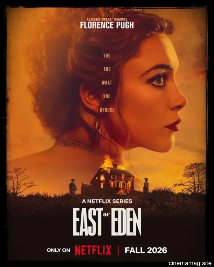 Florence Pugh appears in the trailer for Netflix's adaptation of East of Eden.