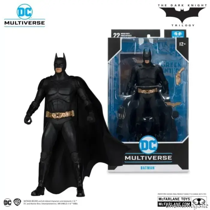 McFarlane's DC Multiverse series introduces action figures of Batman from 1989 and Batman Begins.