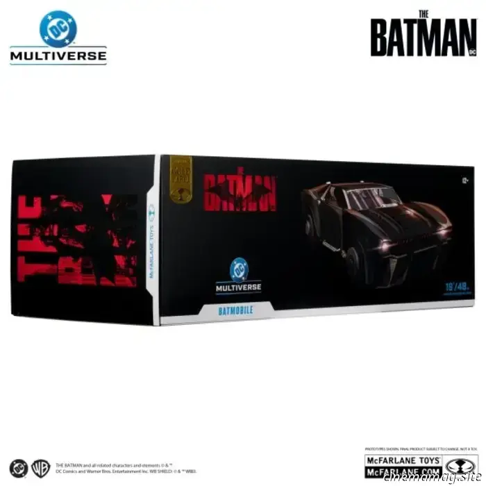 McFarlane Toys выпускает Бэтмобиль The Batman из линейки DC Multiverse.