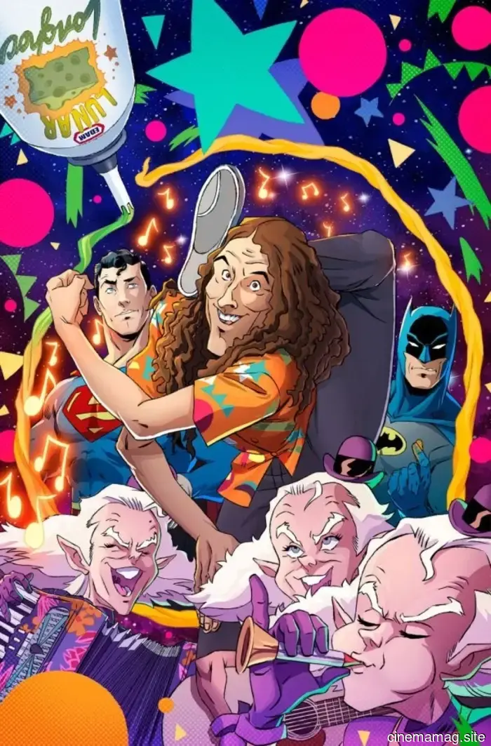 Weird Al collaborates with Batman and Superman for the World's Weirdest one-shot comic from DC Comics.