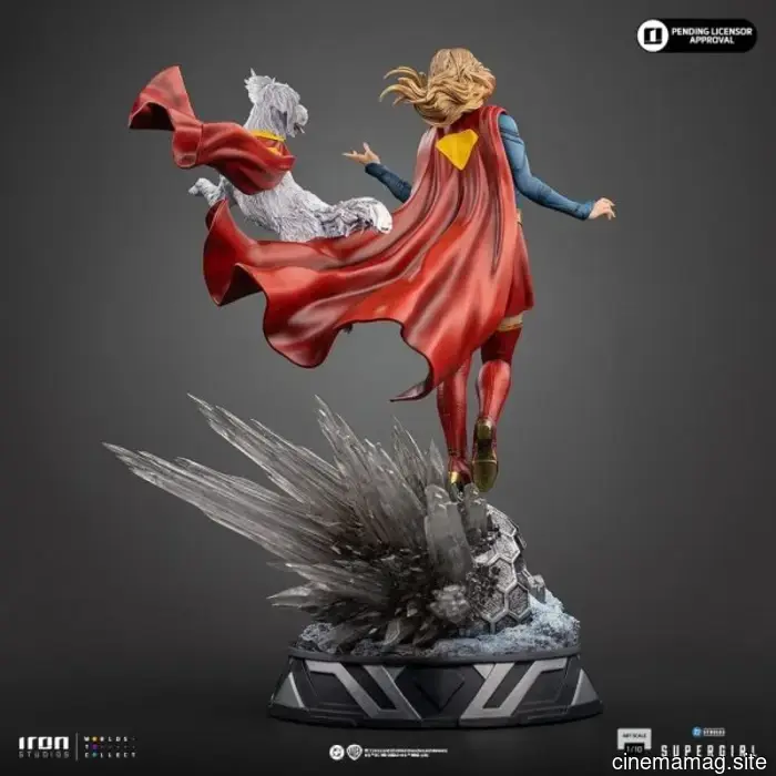 Iron Studios reveals a collectible statue of Supergirl and Krypto.