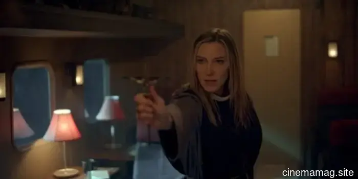 Trailer for the horror film "Speed Demon," featuring Katie Cassidy and William H. Macy, revolves around an exorcism on a train.