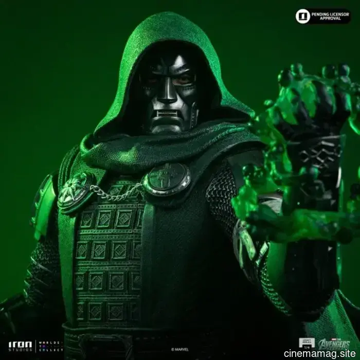 Vengadores: Estatua coleccionable a escala de un cuarto de Doctor Doom revelada por Iron Studios