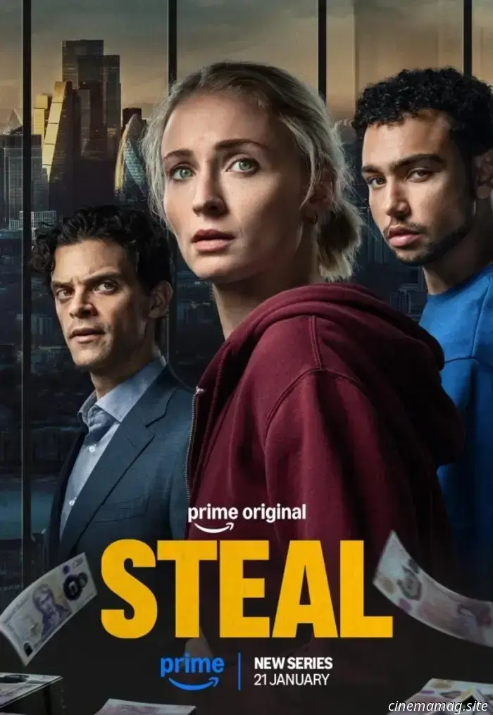 Trailer della serie di rapine Steal di Prime Video con Sophie Turner