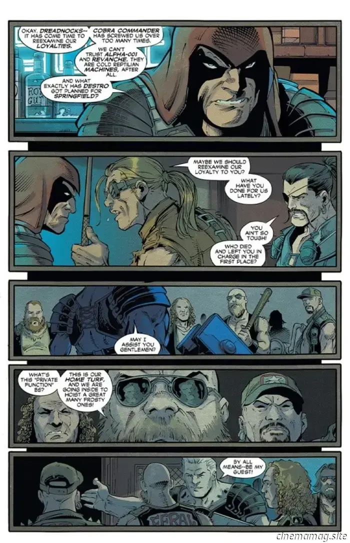 Image Comics y Skybound Entertainment lanzan G.I. Joe: A Real American Hero #323 de Larry Hama la próxima semana, y puedes echar un vistazo al avance oficial del número a continuación…
¡COBRA RESURGENTE! Cobra Commander inicia una nueva era de COBRA. ¿Pero están sus enemigos un paso por delante?


G.I. Joe: A Real American Hero #323 sale el miércoles 10 de diciembre de 2025.
Acerca de Gary Collinson Gary Collinson es productor y escritor de cine, televisión y contenidos digitales; es el editor en jefe del sitio web de cultura pop Flickering Myth y productor del largometraje de terror gótico 'The Baby in the Basket' y del thriller de suspense 'Death Among the Pines'.