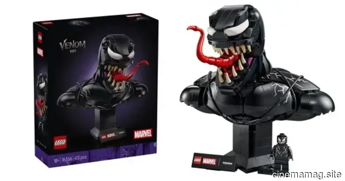 Venom si unisce alla collezione di busti Marvel di LEGO
