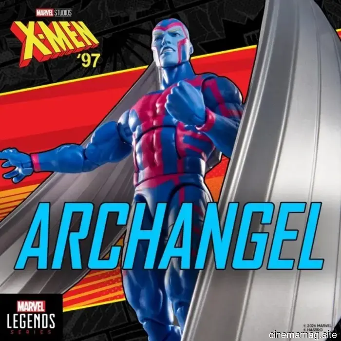 X-Men '97 figura di Archangel della serie Marvel Legends svelata da Hasbro
