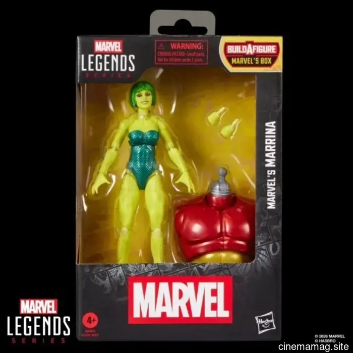 Hasbro introduces the newest Marvel Legends Series figures featuring a Box Build-A-Figure.