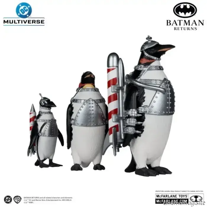 Le action figure di Batman Returns della linea DC Multiverse svelate da McFarlane Toys
