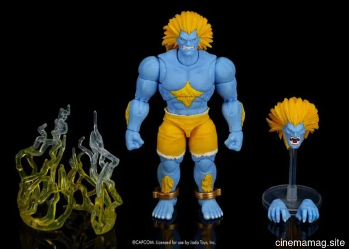 Blanka (Jugador 2) entra en la pelea con la nueva figura de Ultra Street Fighter II de Jada Toys