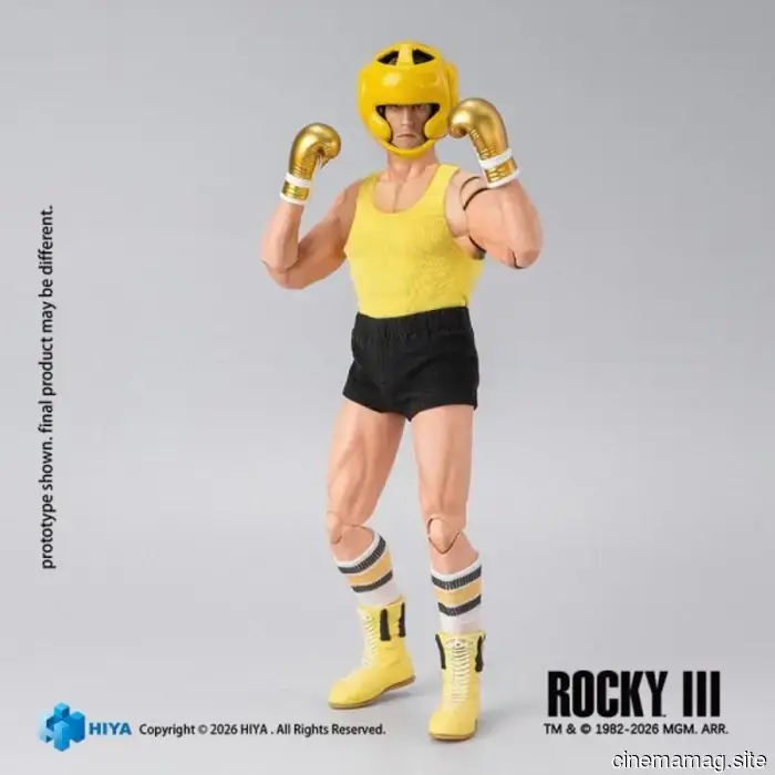 Hiya Toys annuncia la figura d'azione Rocky III Exquisite Super Series