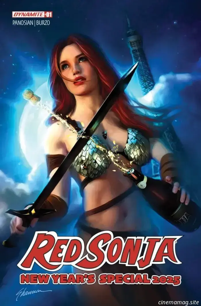 Take an initial look at the Red Sonja New Year’s Special 2025.