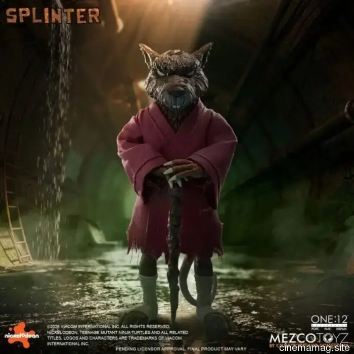 Teenage Mutant Ninja Turtles One:12 Collective figura d'azione Splinter svelata da Mezco Toyz