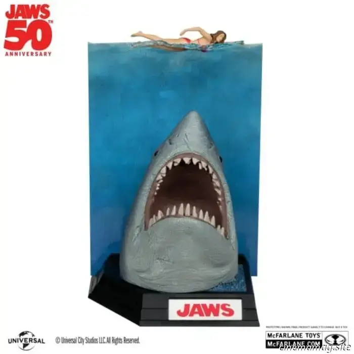 Tiburón se une a la línea coleccionable Movie Maniacs de McFarlane por su 50 aniversario