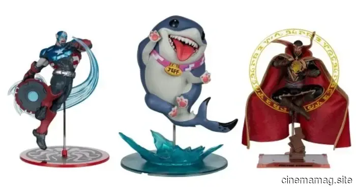 Doctor Strange, Captain America e Jeff il Squalo Terrestre si uniscono alla collezione Marvel Rivals di McFarlane