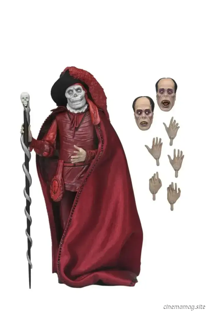 NECA celebrates the 100th anniversary of The Phantom of the Opera with a figure from Masque of the Red Death.