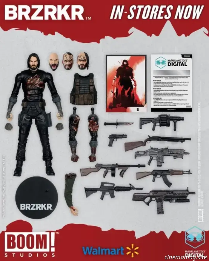 Би Киану Ривза пришла в Walmart с фигуркой BRZRKR от McFarlane Toys