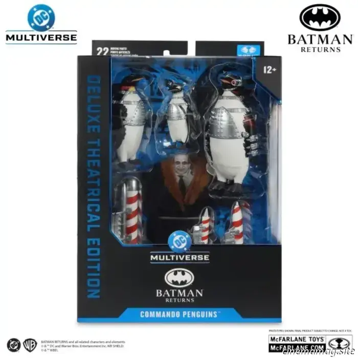 Le action figure di Batman Returns della linea DC Multiverse svelate da McFarlane Toys