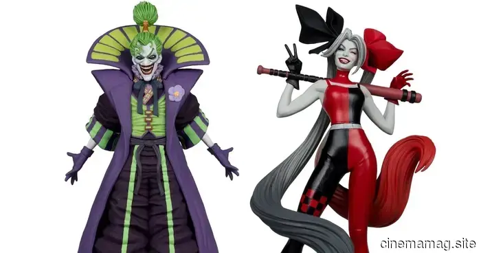 McFarlane Toys has revealed collectible statues of Lord Joker and Harley Quinn from DC Direct.