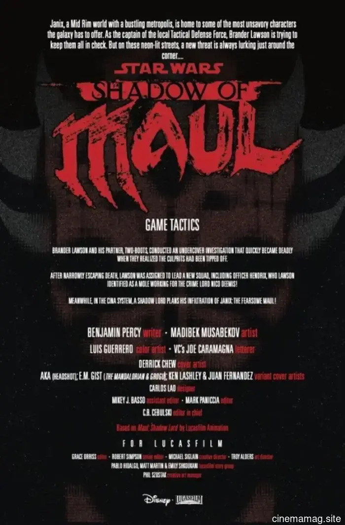 Avance de Cómic – Star Wars: Sombra de Maul #2