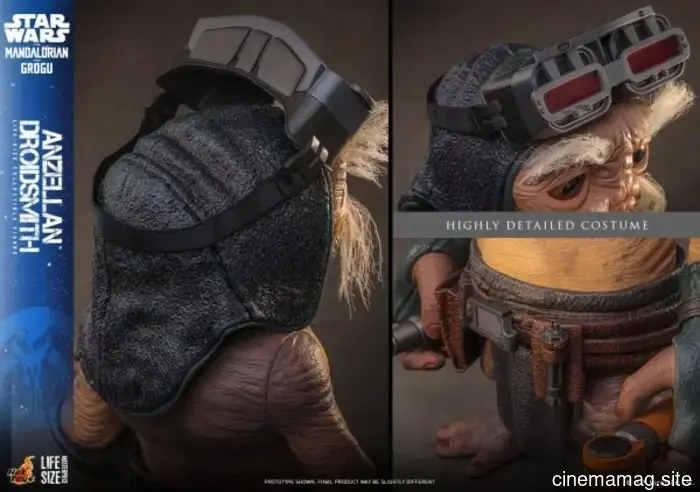 Hot Toys presenta figuras a tamaño real de Grogu y el Droidsmith Anzellan de Star Wars: The Mandalorian & Grogu